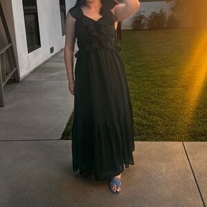 Abercrombie & Fitch Black Maxi Dress